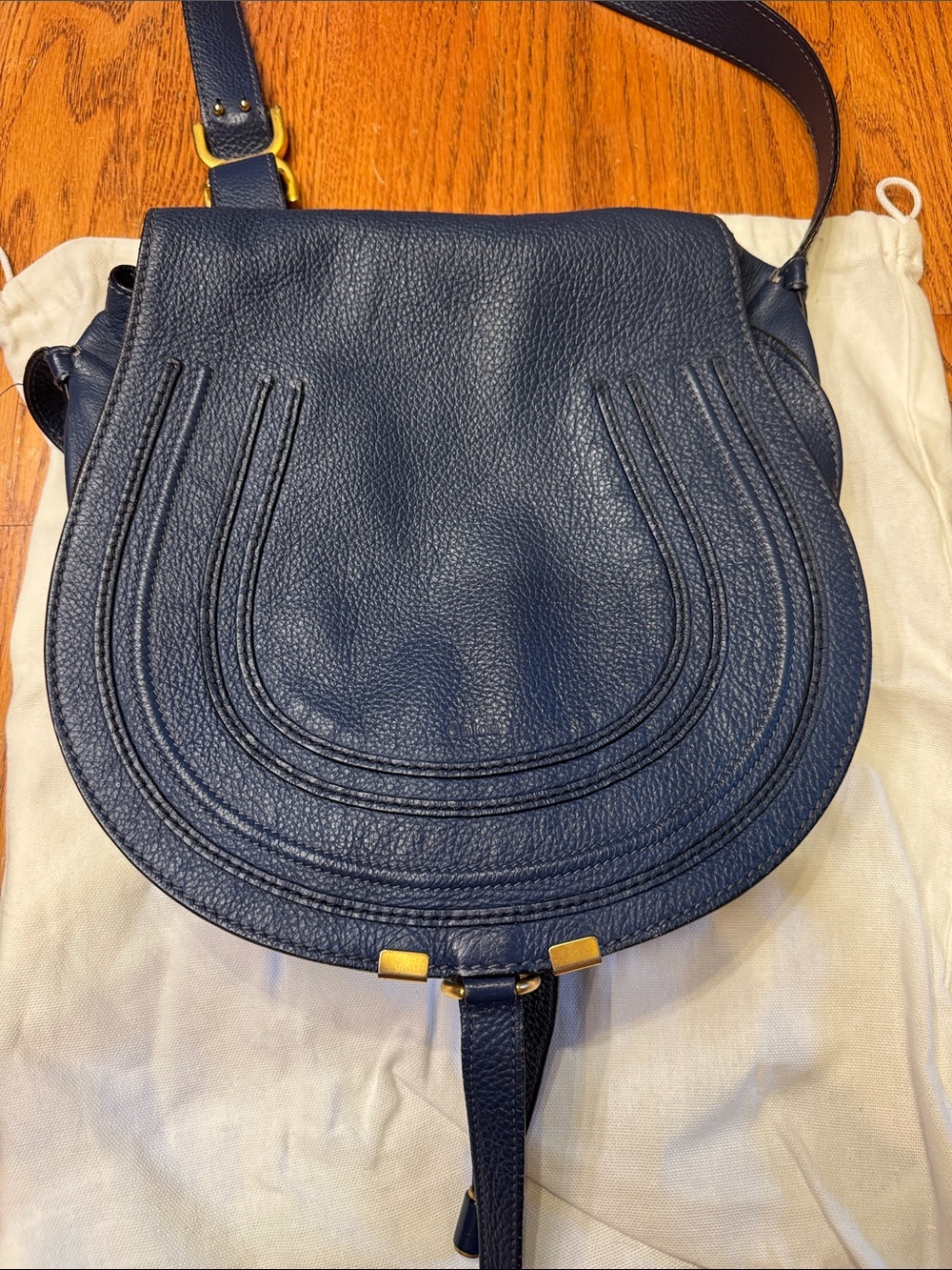 Chloe Medium Marcie Saddle Crossbody Bag